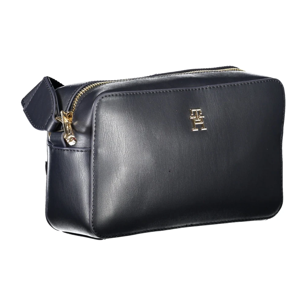 Tommy Hilfiger Blauwe Dames Schoudertas met Rits Blue Dames