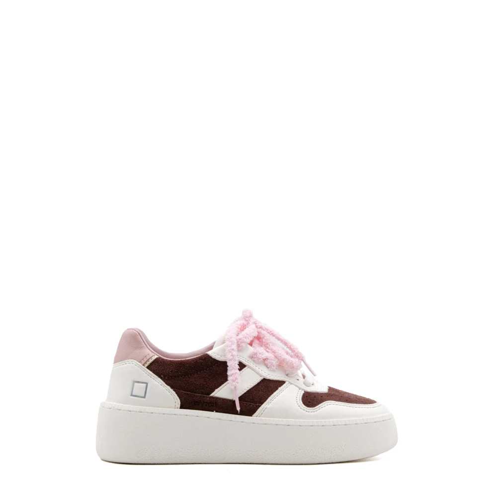 D.a.t.e. Court Platform Touch Dames Schoenen Bruin