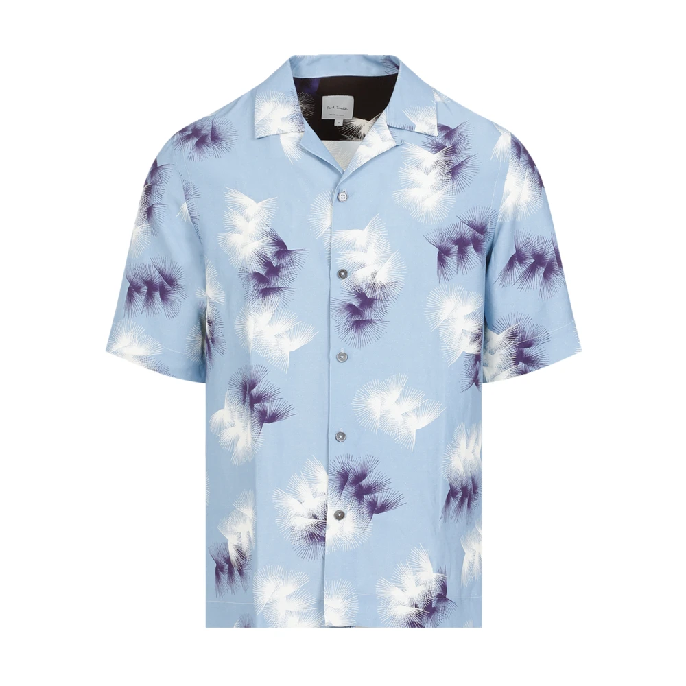 PS By Paul Smith Lichtblauwe Bowling Shirt Multicolor Heren
