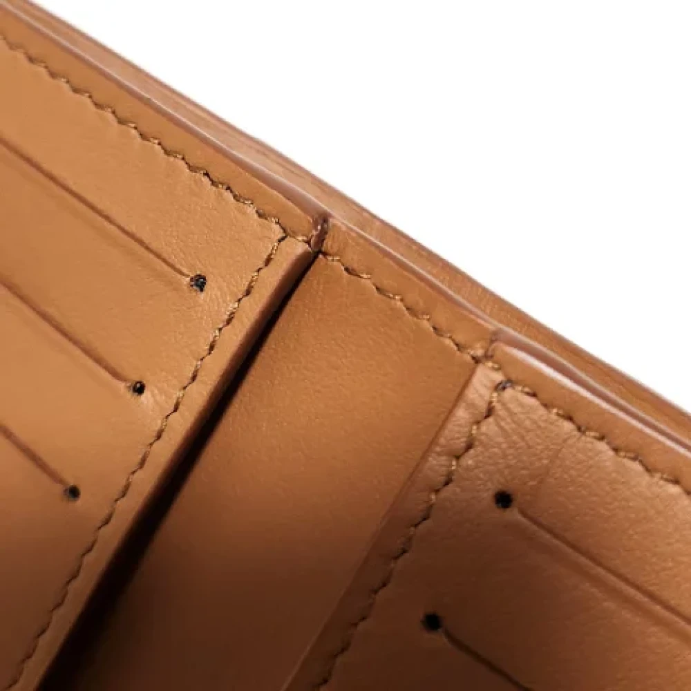 Burberry Vintage Pre-owned Leather wallets Beige Dames