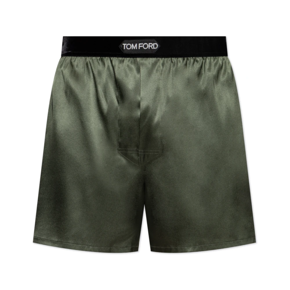 Tom Ford Men's Green Underpants, 2XL, Boxers With Logo