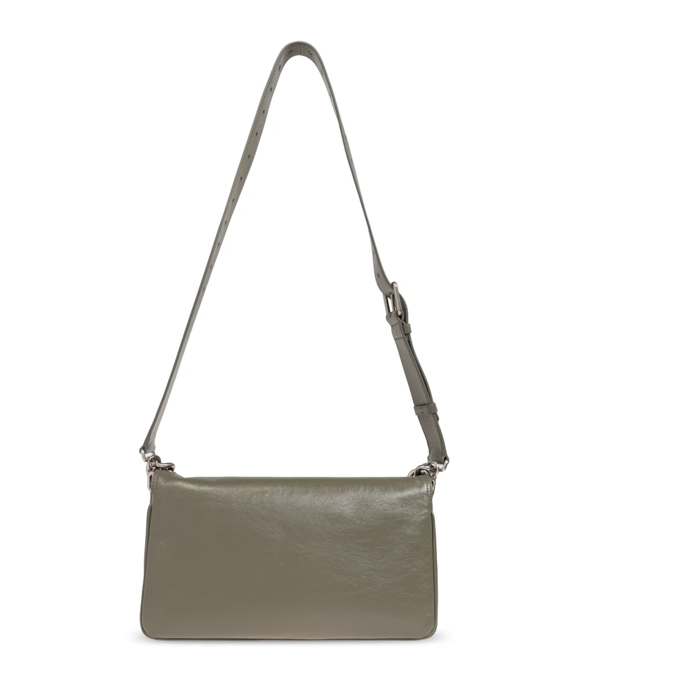 Balenciaga Leren schoudertas Green Dames