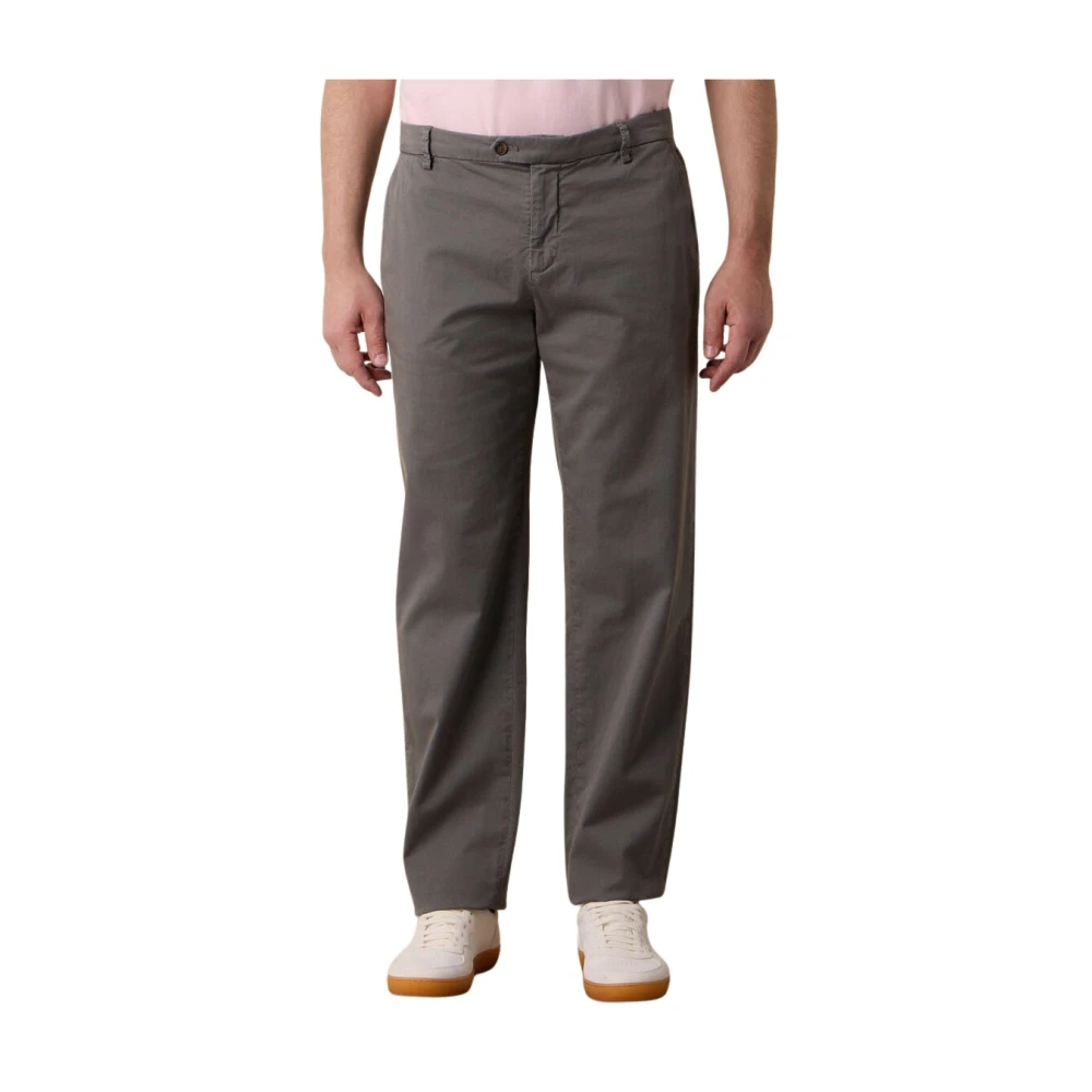 Brooks Brothers Men's Gray Chinos, W40, Stretch Cotton Twill Chino