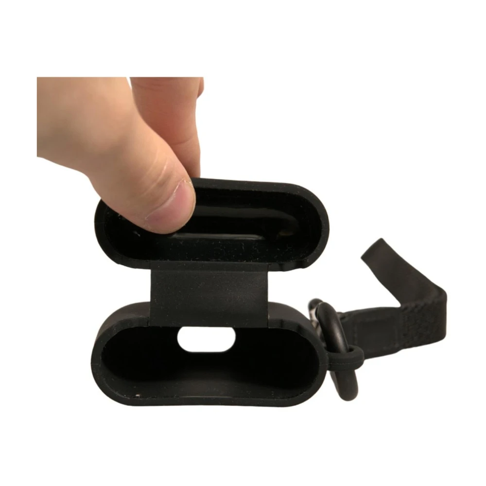 Dolce & Gabbana Luxe Logo Airpods Hoesje Black Heren