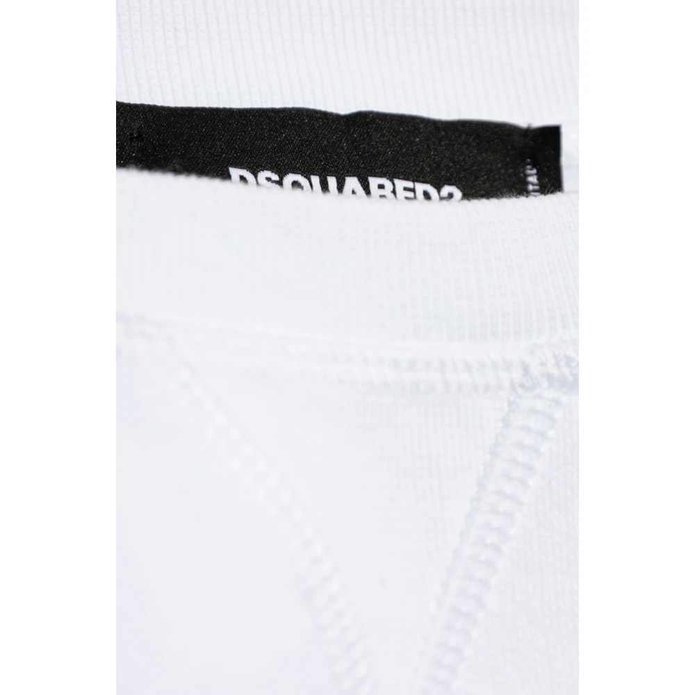 Dsquared2 Sweatshirt met logo White Dames