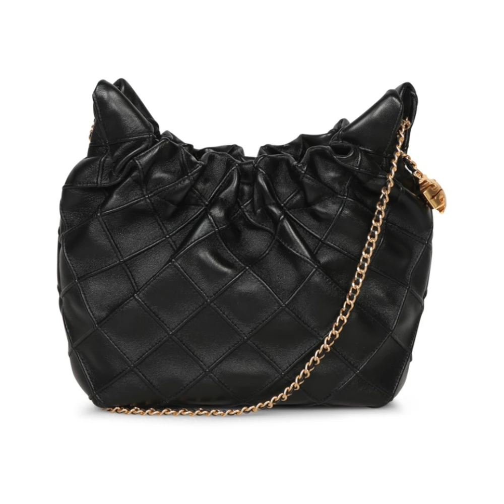 TORY BURCH Zwarte Gewatteerde Leren Mini Tas Black Dames