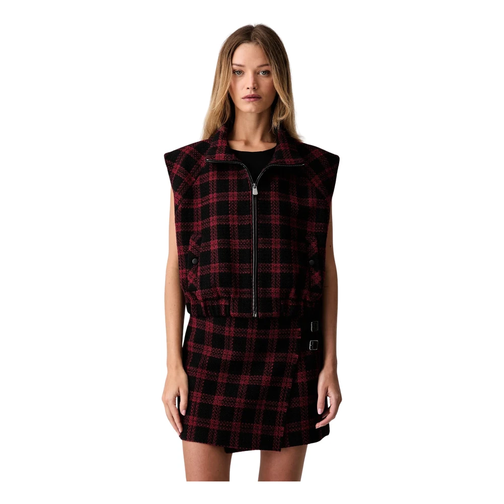 Pinko Donna Rosso Giacche, Xs, New, - Immagine 5
