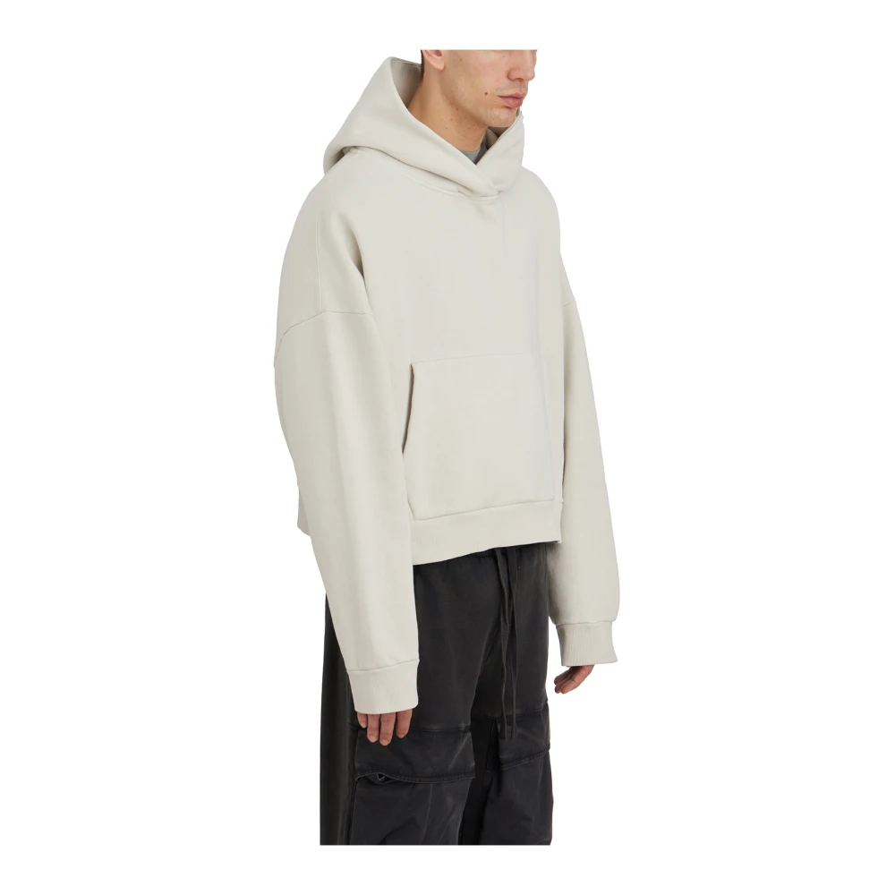 Entire Studios Zware Hooded Rijst Sweater White Heren