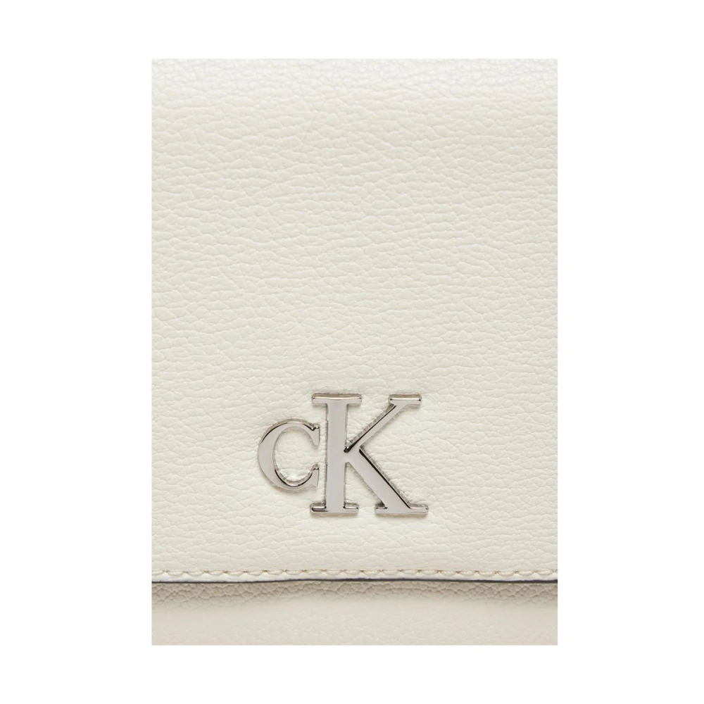 Calvin Klein Jeans Witte Kunstleren Dames Handtas White Dames