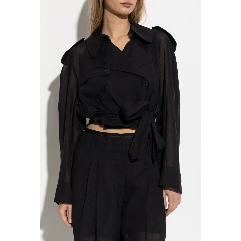 Helmut Lang Lichte jas Black Dames