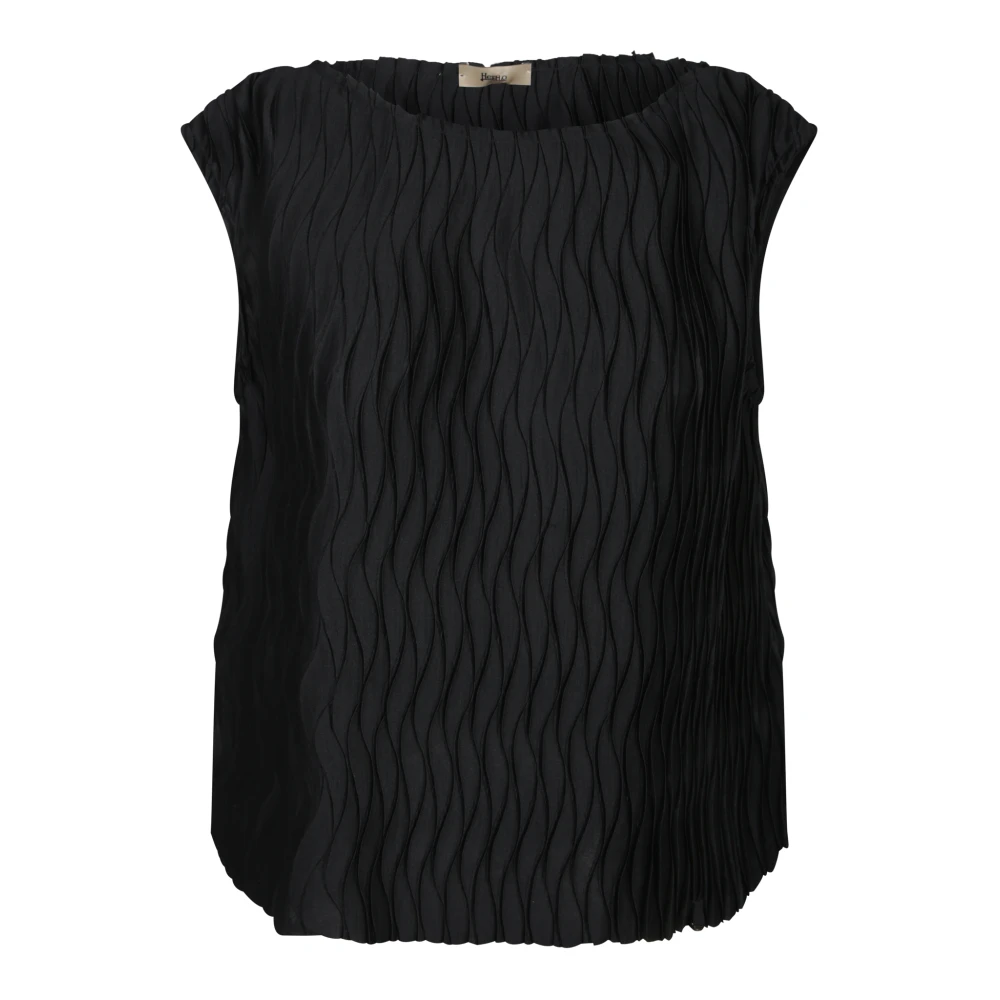 Herno Damen Schwarz Blusen & Hemden, K, Xsgröße: