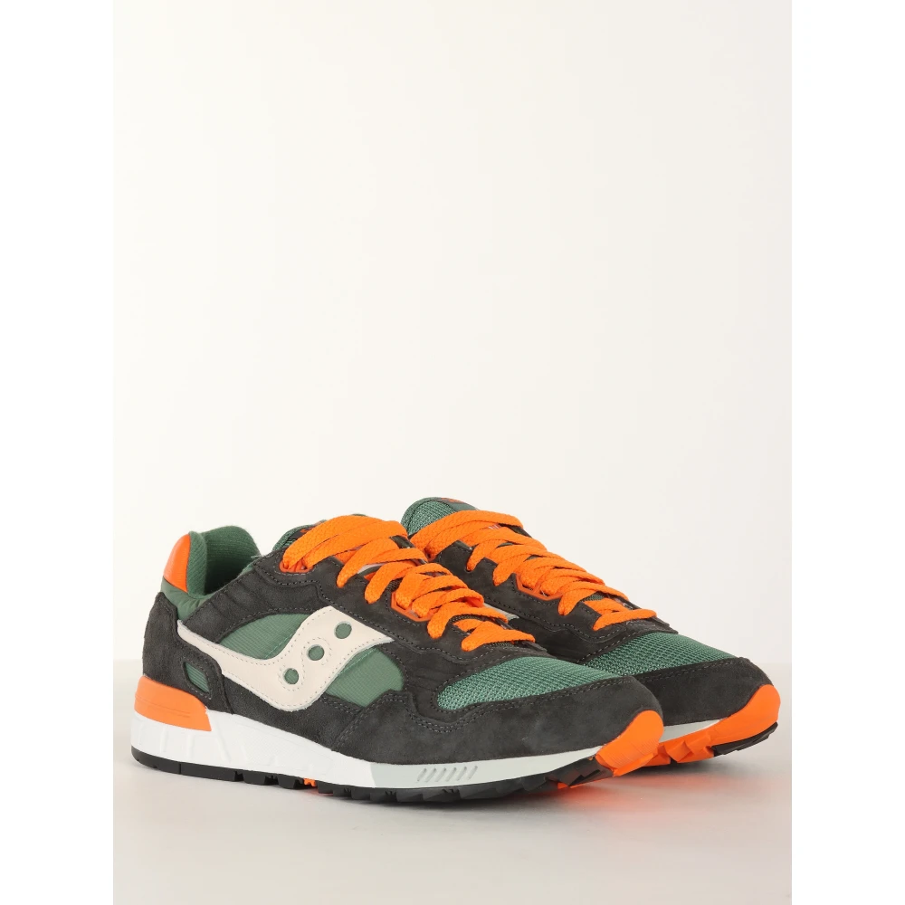 Saucony Groene Leren en Stoffen Sneakers Green Heren