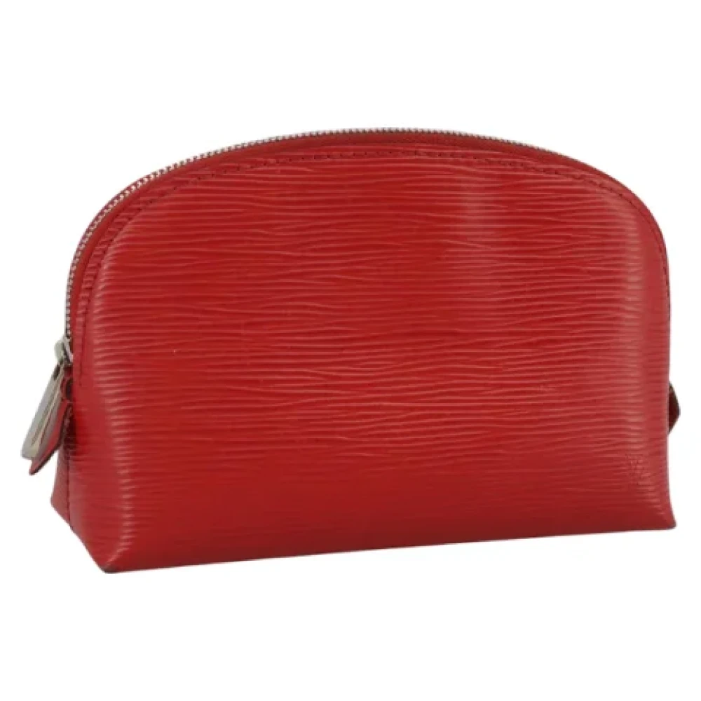 Louis Vuitton Vintage Pre-owned Leather pouches Red Dames
