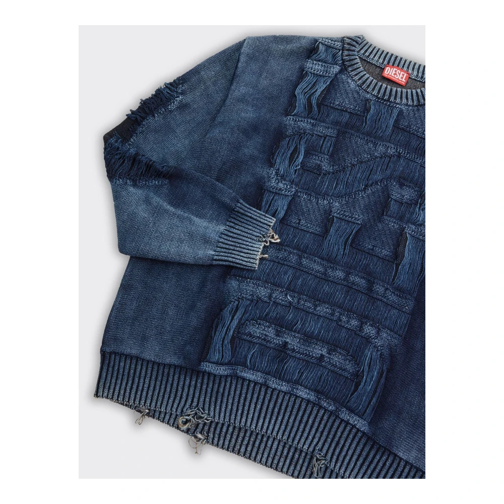 Diesel Blauwe Rottissimo Trui Blue Heren
