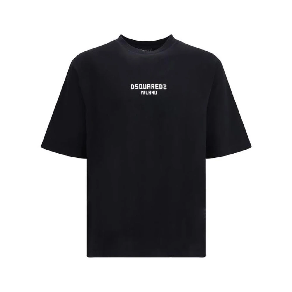 Dsquared2 Men's Black Classic Cotton Crewneck T-Shirt