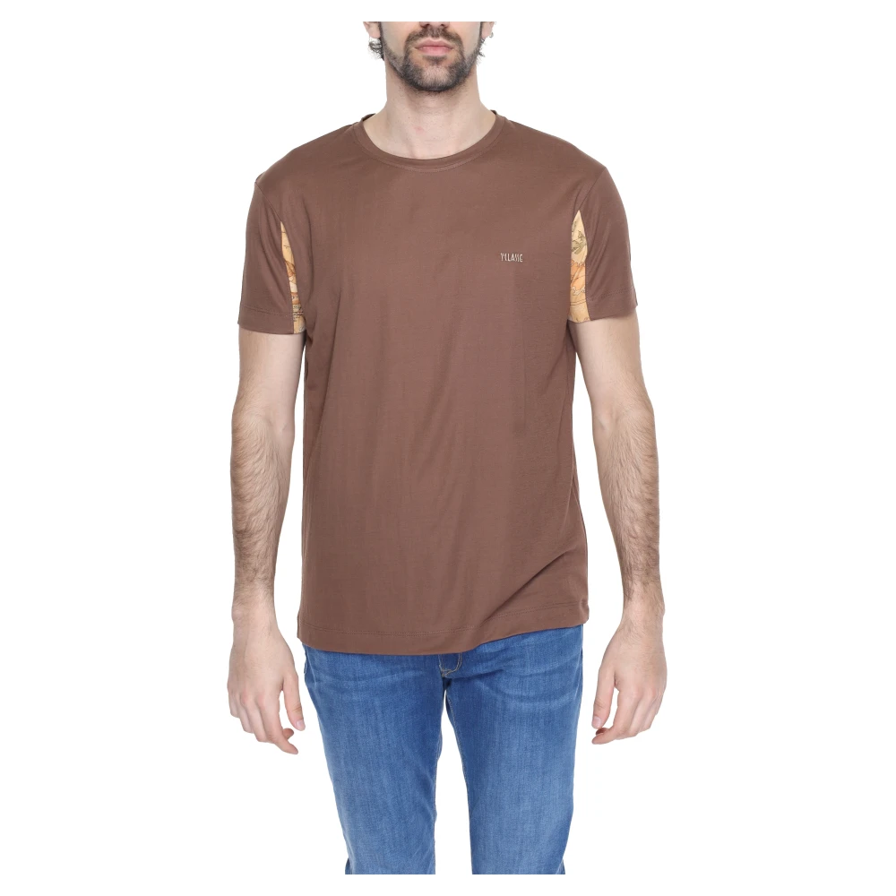 Alviero Martini 1a Classe Bruine korte mouw T-shirt Brown Heren