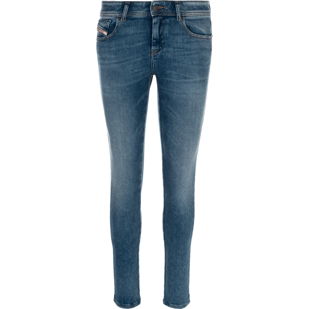 Diesel Mujer Jeans Slim Cierre De Cremallera Elásticos