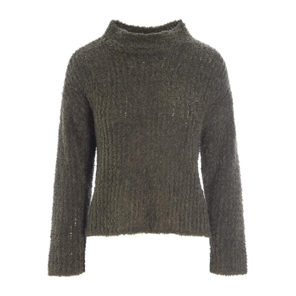 Bitte Kai Rand Zachte Gebreide Coltrui Blouse Deep Forest Green Dames