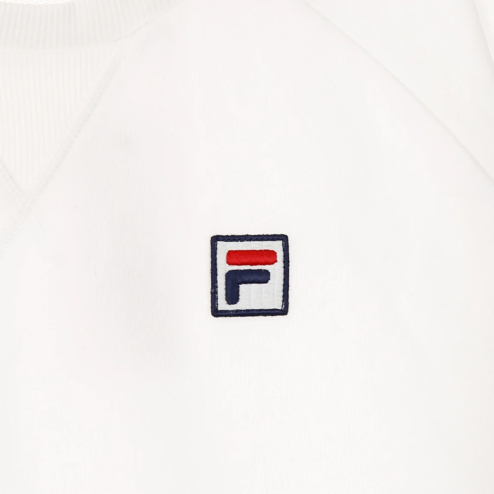 Fila Lichtgewicht Raglan Crew Neck Sweatshirt White Heren