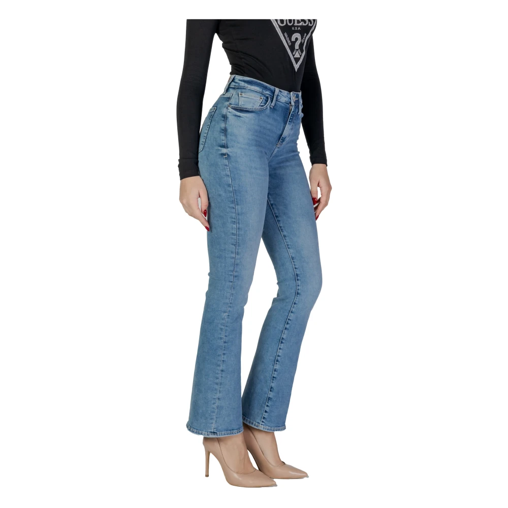 Guess Bootcut Jeans Collectie Lente Zomer Vrouwen Blue Dames