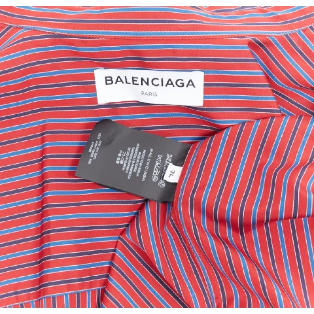Balenciaga Vintage Pre-owned Cotton tops Red Dames