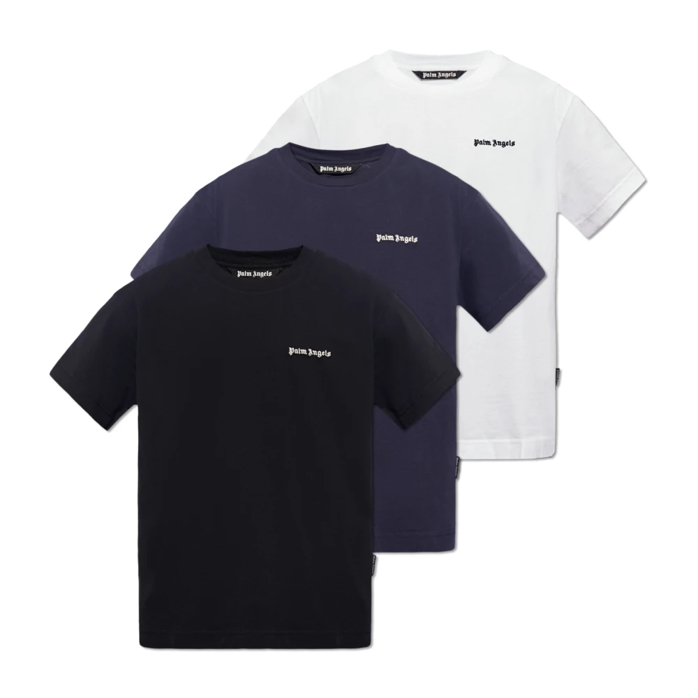 Palm Angels Merk T-shirt drie-pack Multicolor Heren
