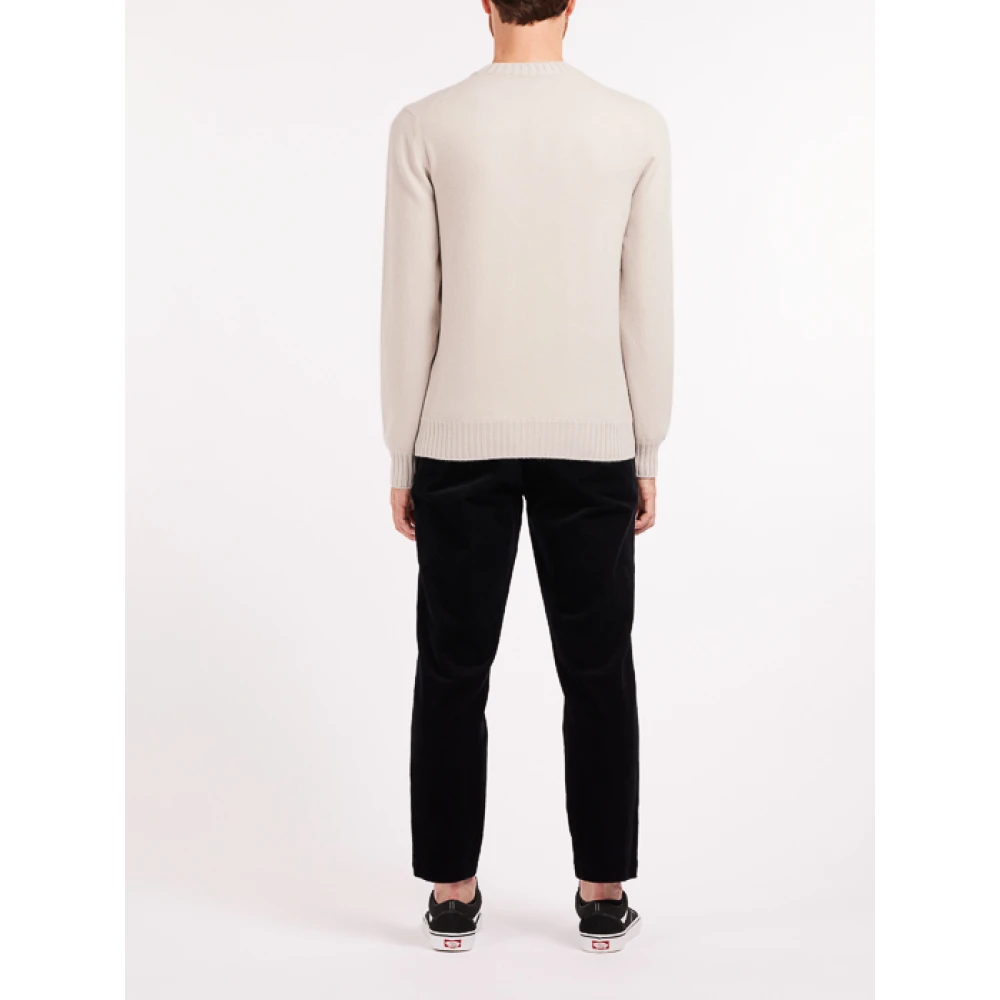 Vengera Beige Sweater met Crew Neck Beige Heren