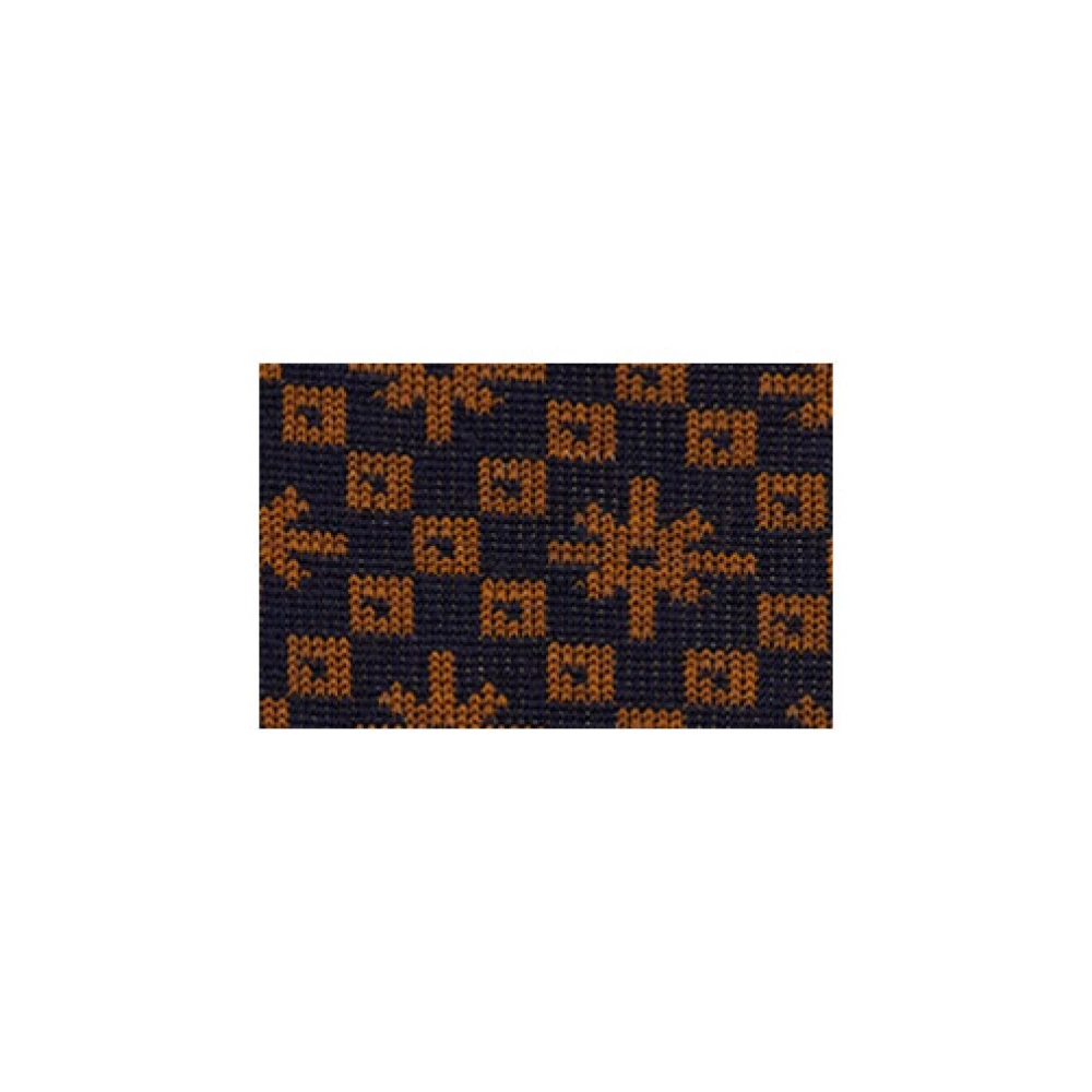 Gallo Lange blauwe sokken voor dames met Noors motief Multicolor Dames