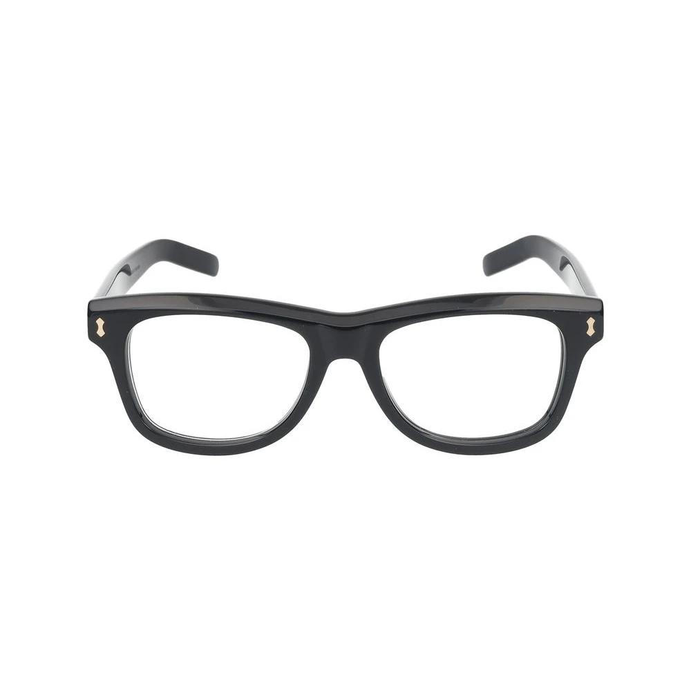 Gucci Men's Black Glasses, 52 Mm, Transparent Eyeglasses Gg1526o Style