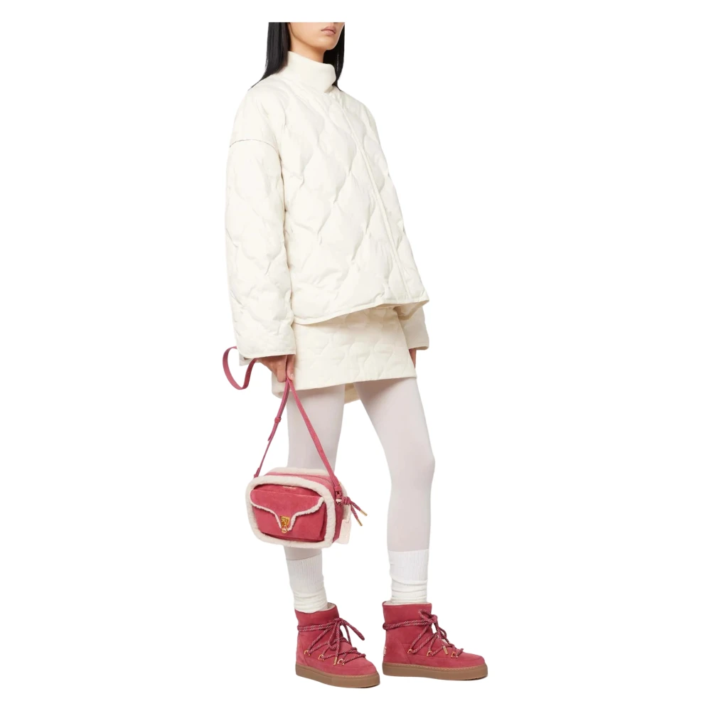 Coccinelle Schoudertas van Shearling met Iconische Sluiting Multicolor Dames