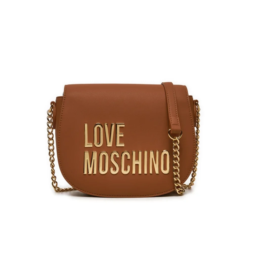 Love Moschino Schoudertas Grote Array Brown Dames