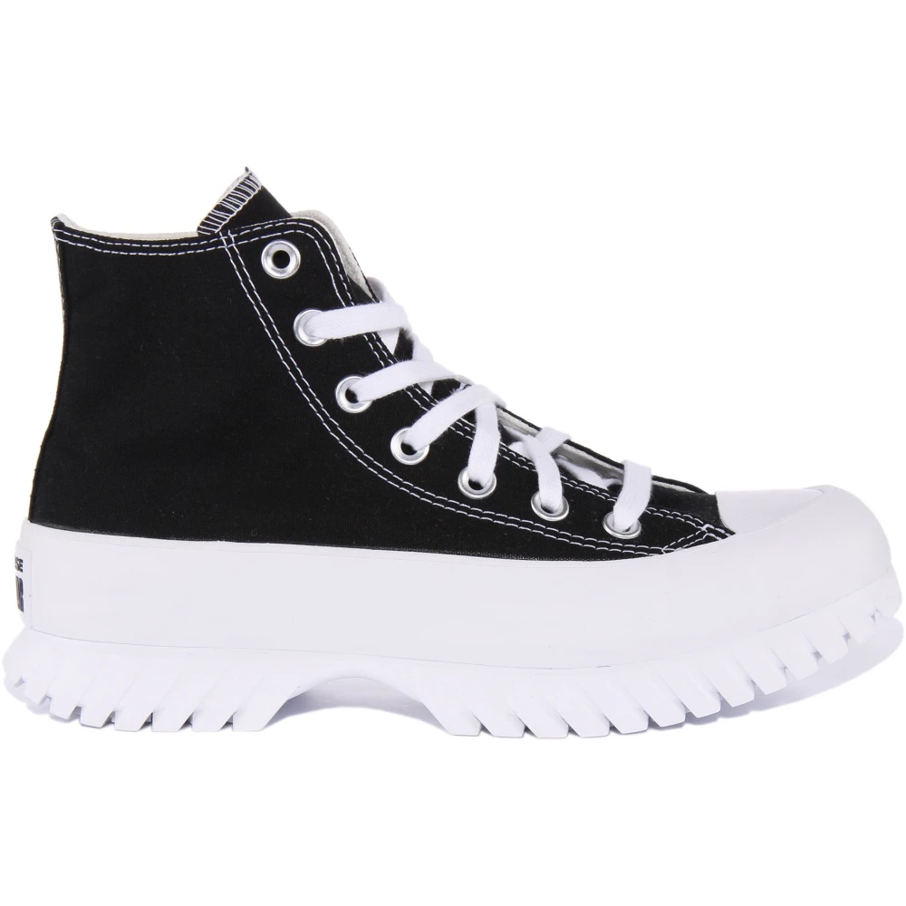 Converse Women's Black Sneakers, 4 Uk, Lugged 2.0 White Sneaker-Boot