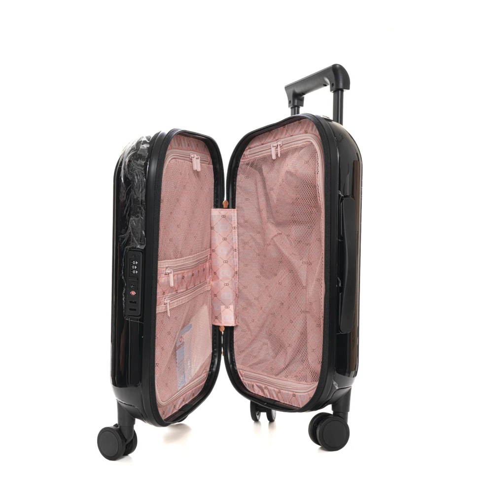 Liu Jo Multifunctionele 4-wiel Trolley met handvatten Black Dames