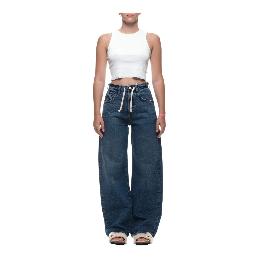 Amish Stijlvolle Danielle Labrea Jeans Blue Dames