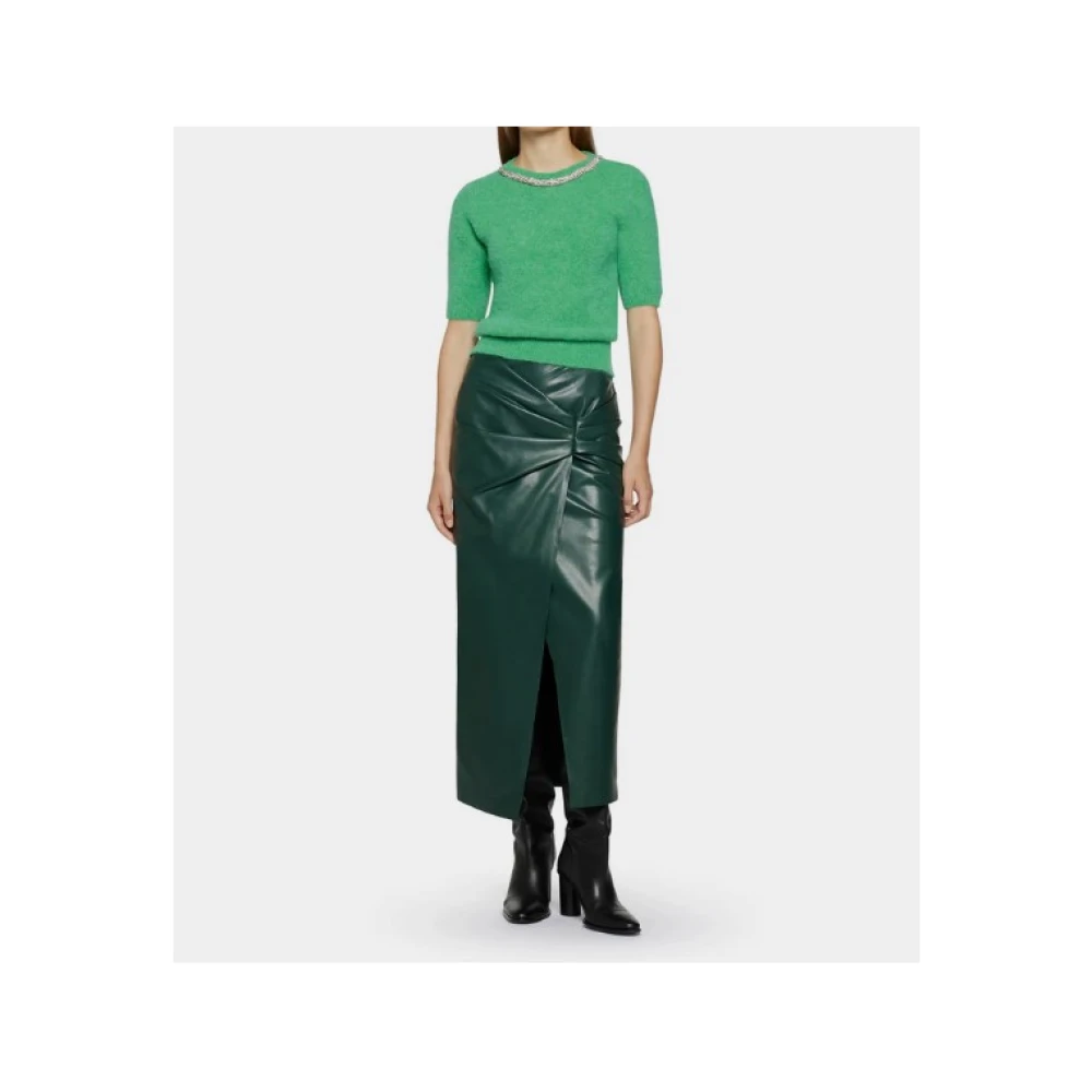 Simona Corsellini Knoop Taille Rok Green Dames