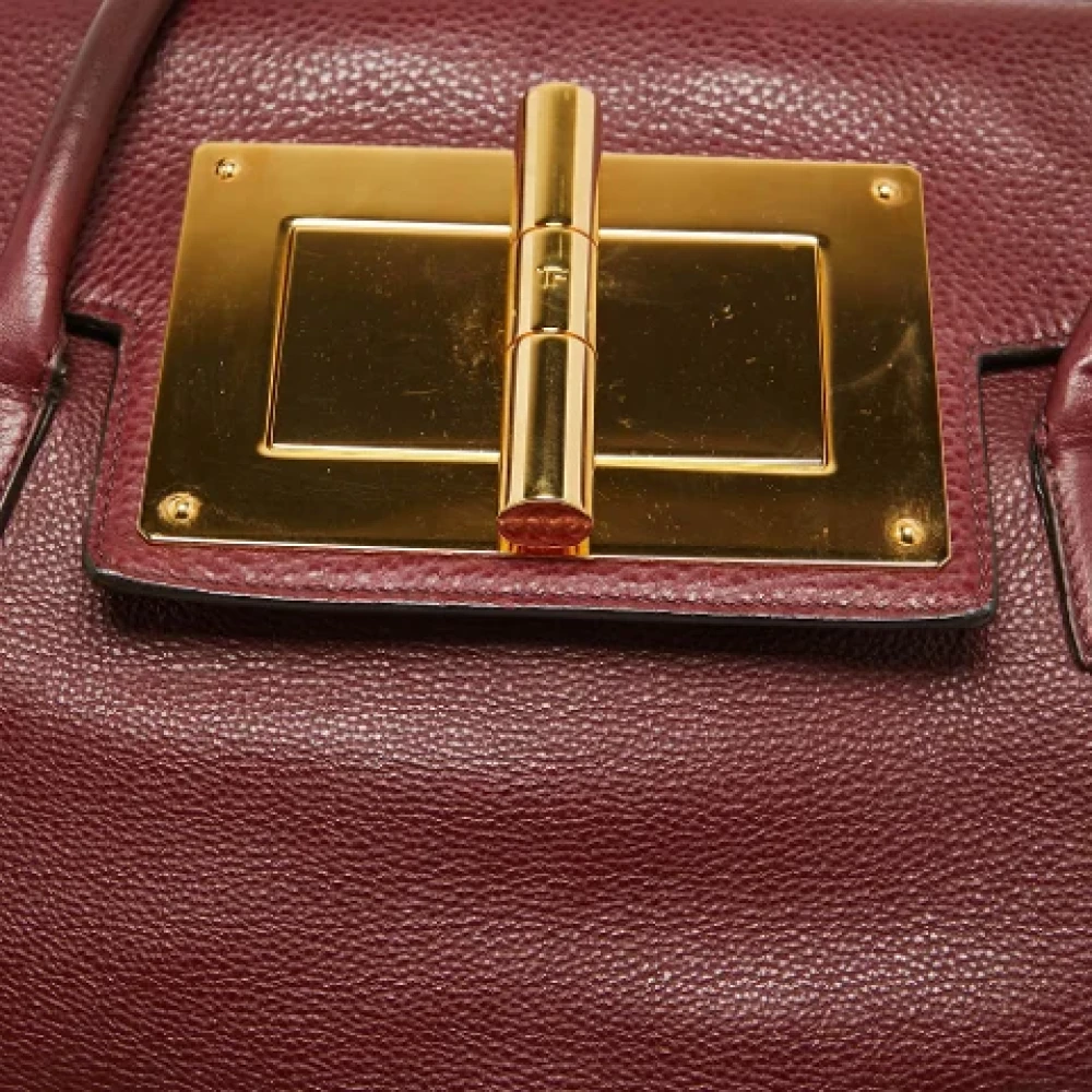Tom Ford Pre-owned Leather totes Red Dames