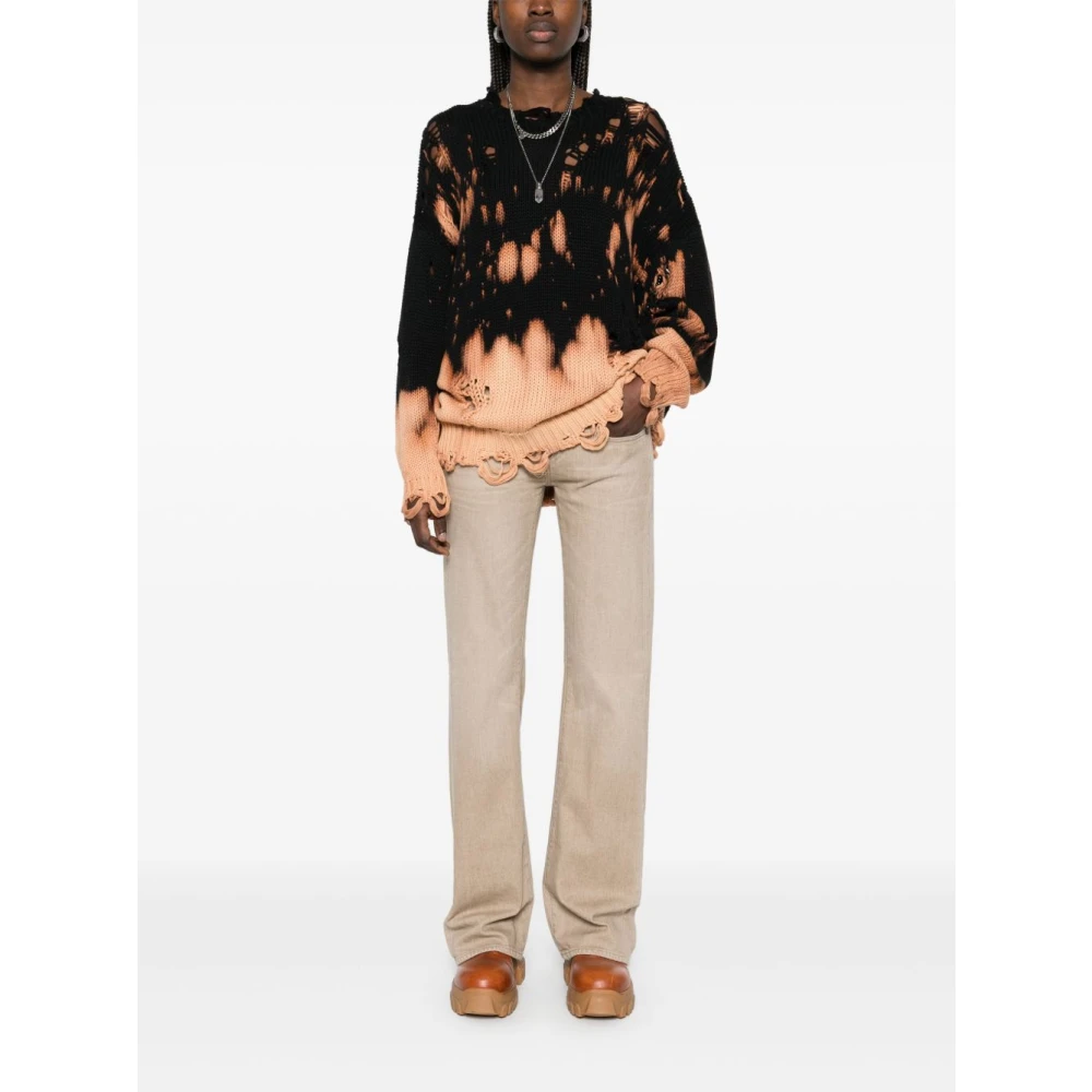 R13 Flare Jeans voor Jongens Beige Dames