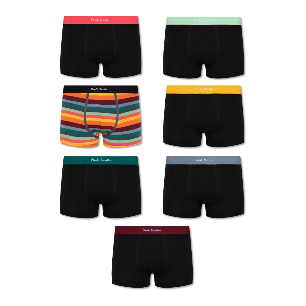 Paul Smith Uomo Multicolor - Boxer Confezione Da Sette - Underwear - E - L