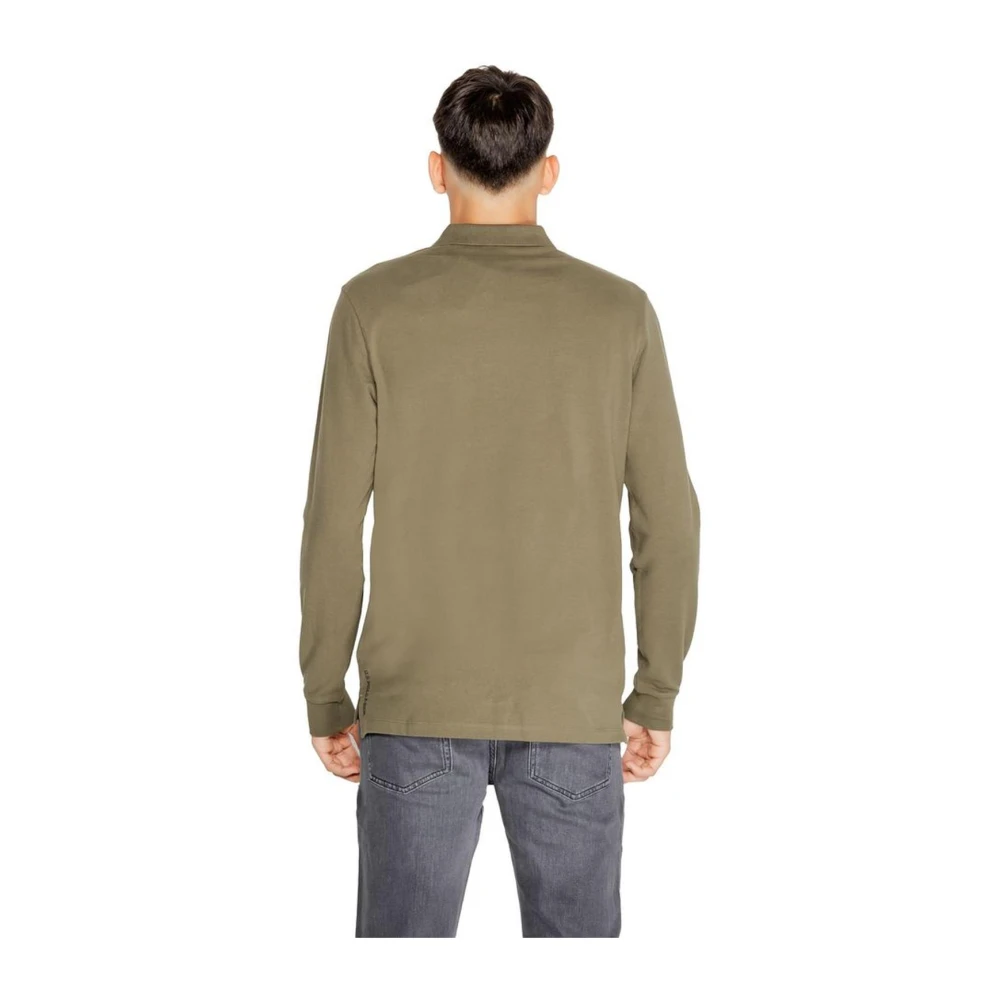 U.s. Polo Assn. Groene Polo T-shirt Katoen Herfst Winter Collectie Green Heren