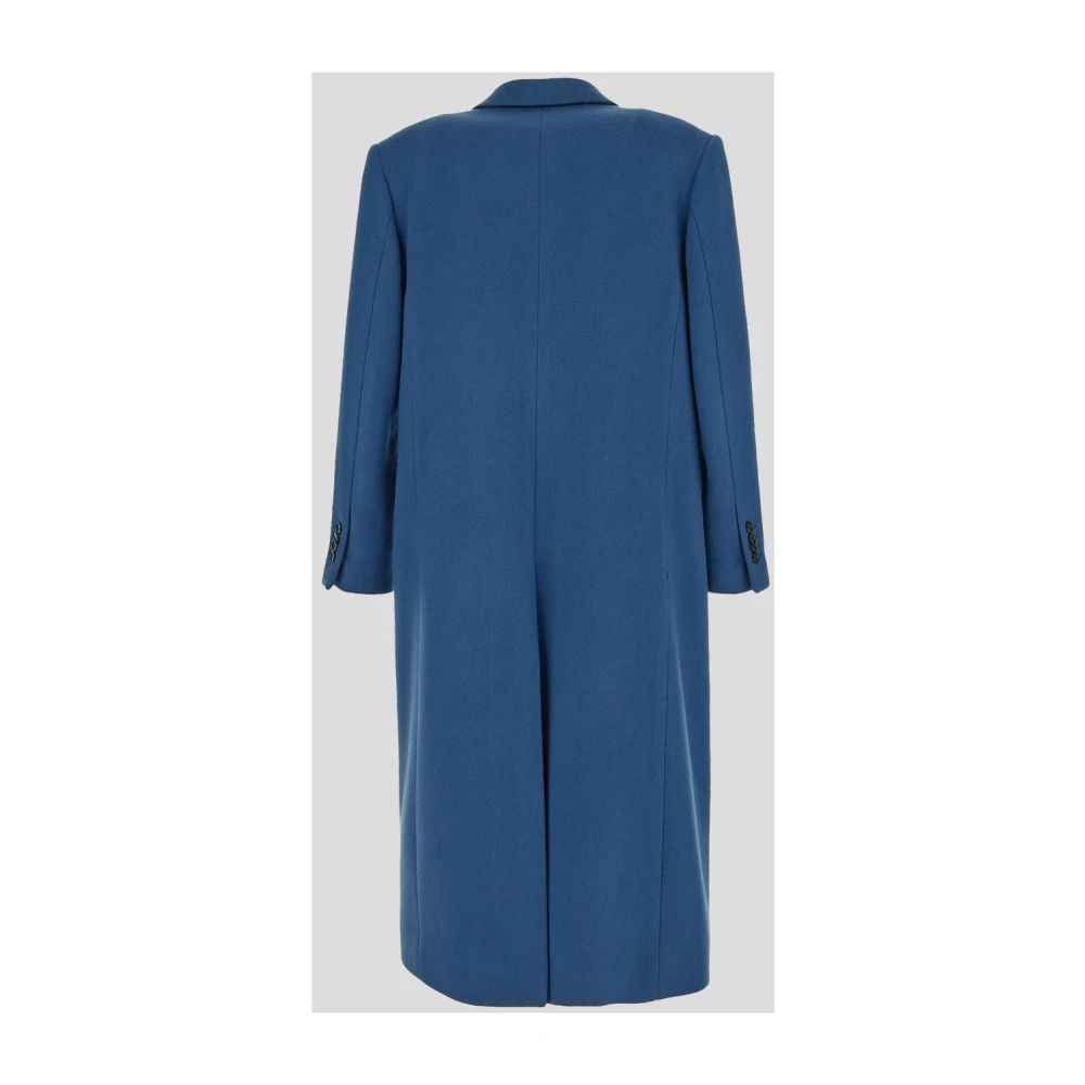 Lardini Dubbel Breasted Wollen Damesjas Blue Dames