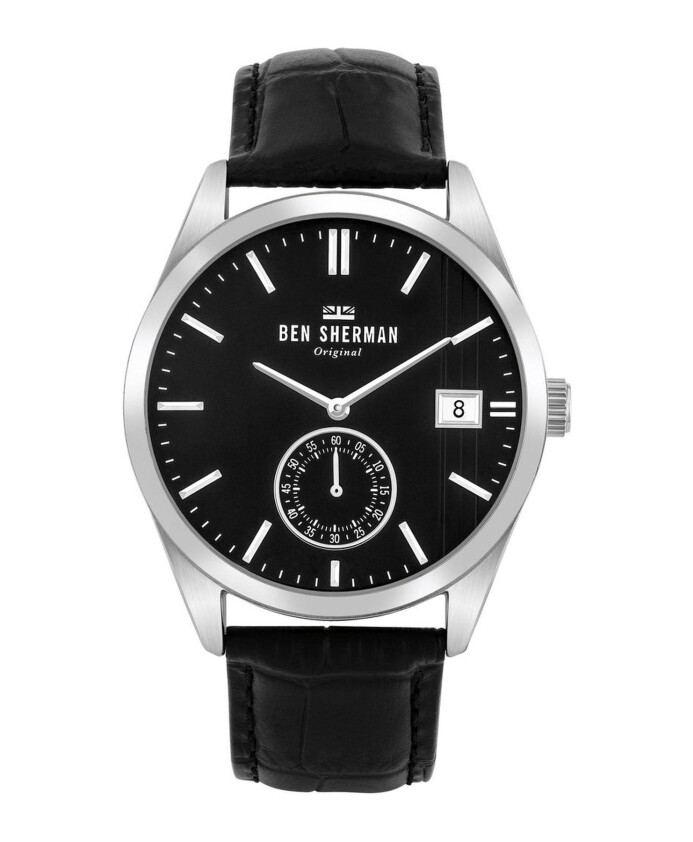 montre-a-quartz-de-luxe-en-cuir