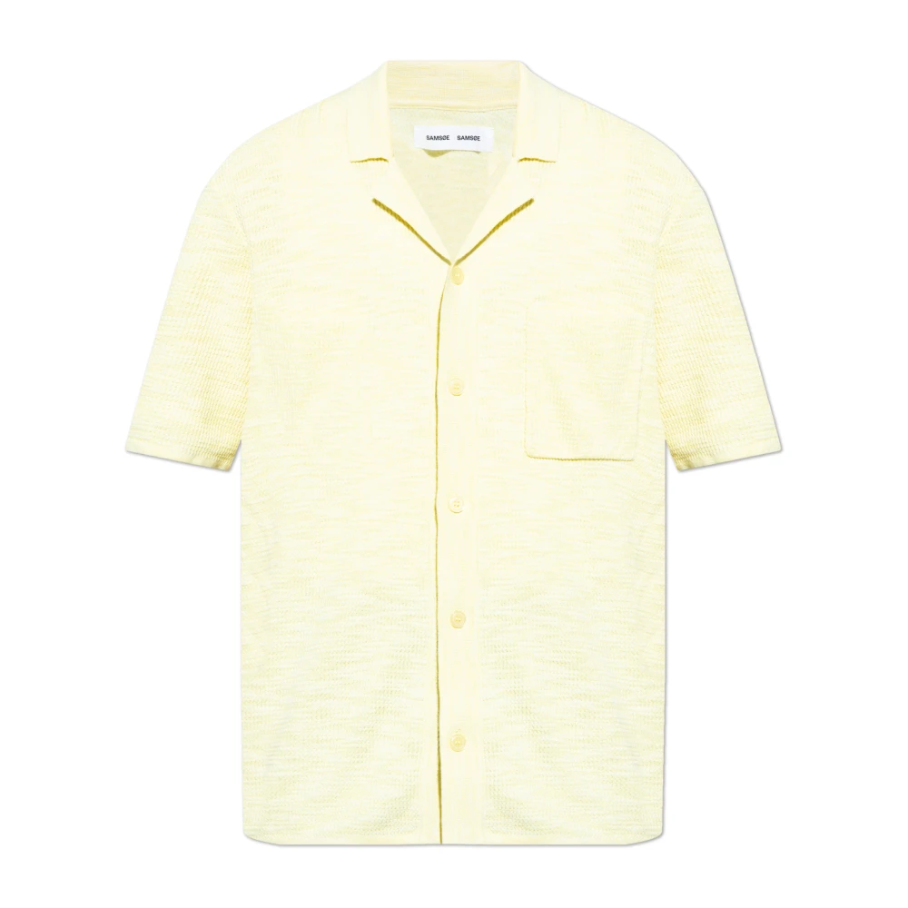Samsøe Overhemd 'Larry' Yellow Heren