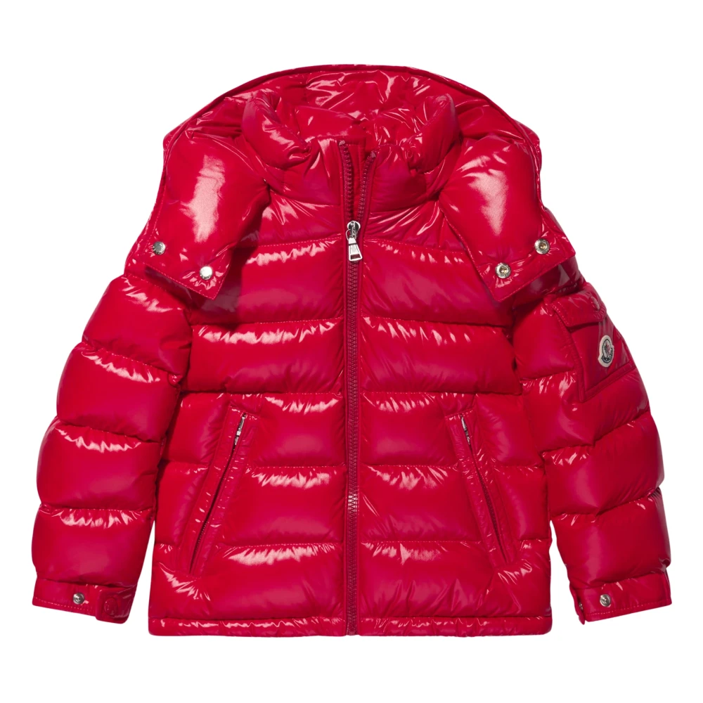 Moncler Men's Red New Maya Hooded Down Jacket