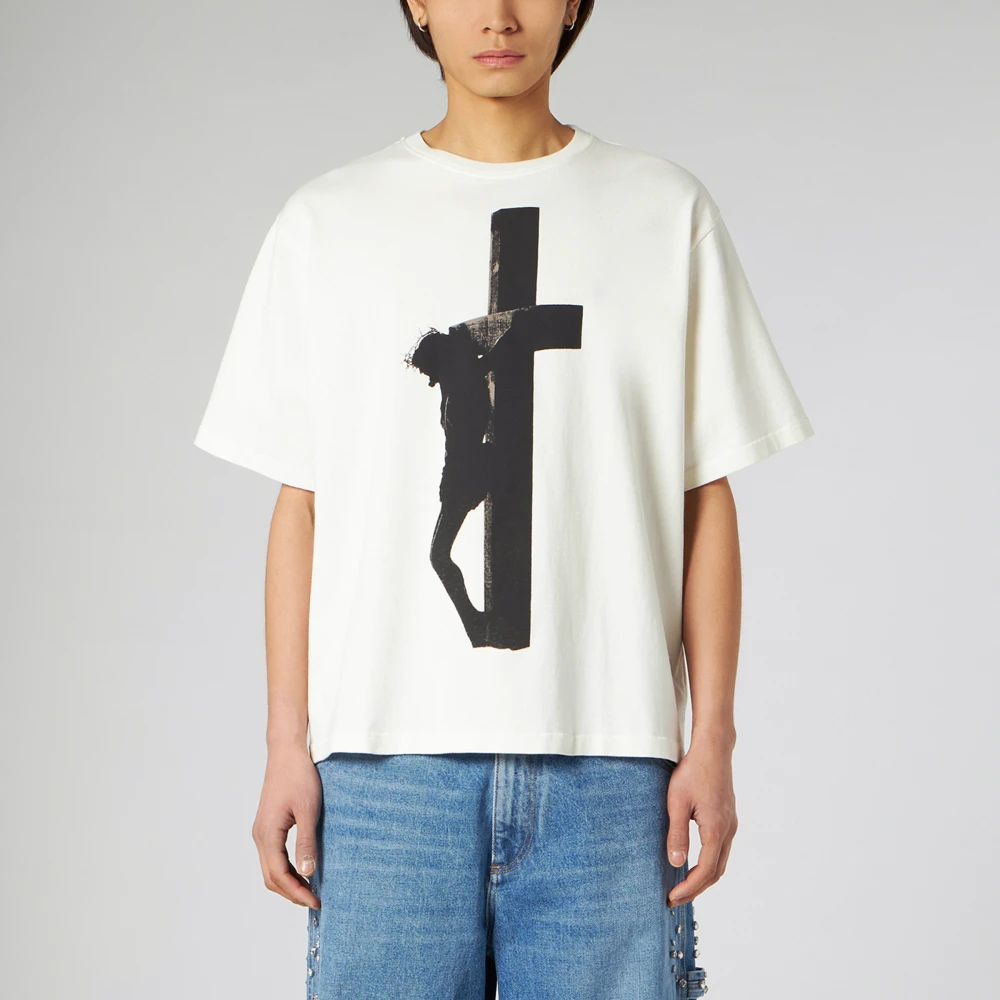 1989 Studio Korte mouwen ronde hals T-shirt White Heren
