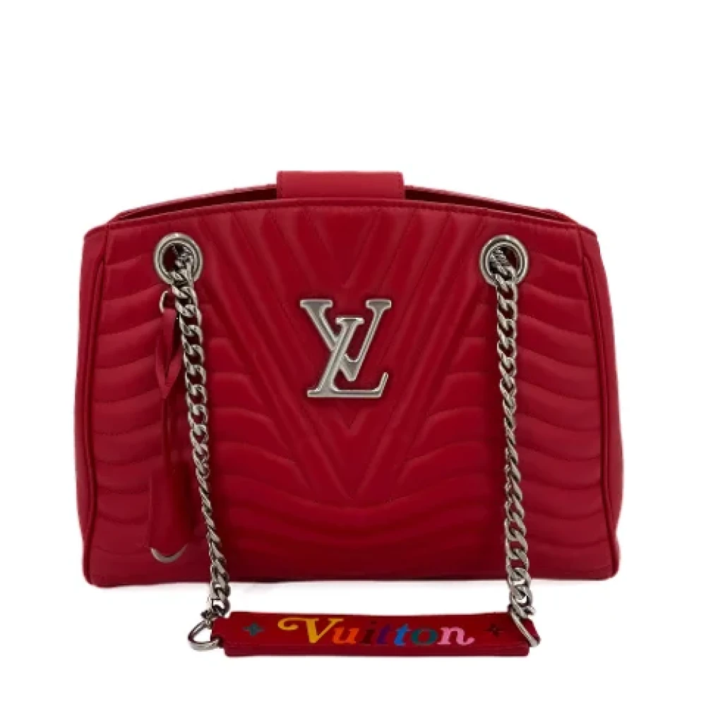 Louis Vuitton Vintage Pre-owned Leather louis-vuitton-bags Red Dames