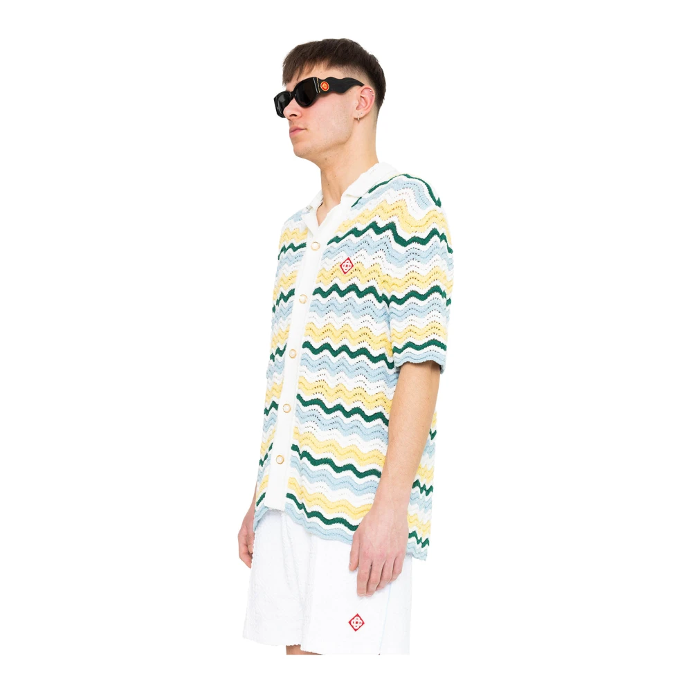 Casablanca Boucle Wave Shirt Multicolor Heren