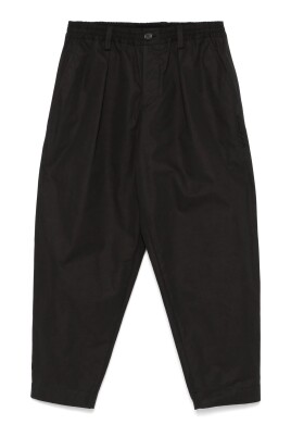 black-cotton-pants-with-elastic-waist