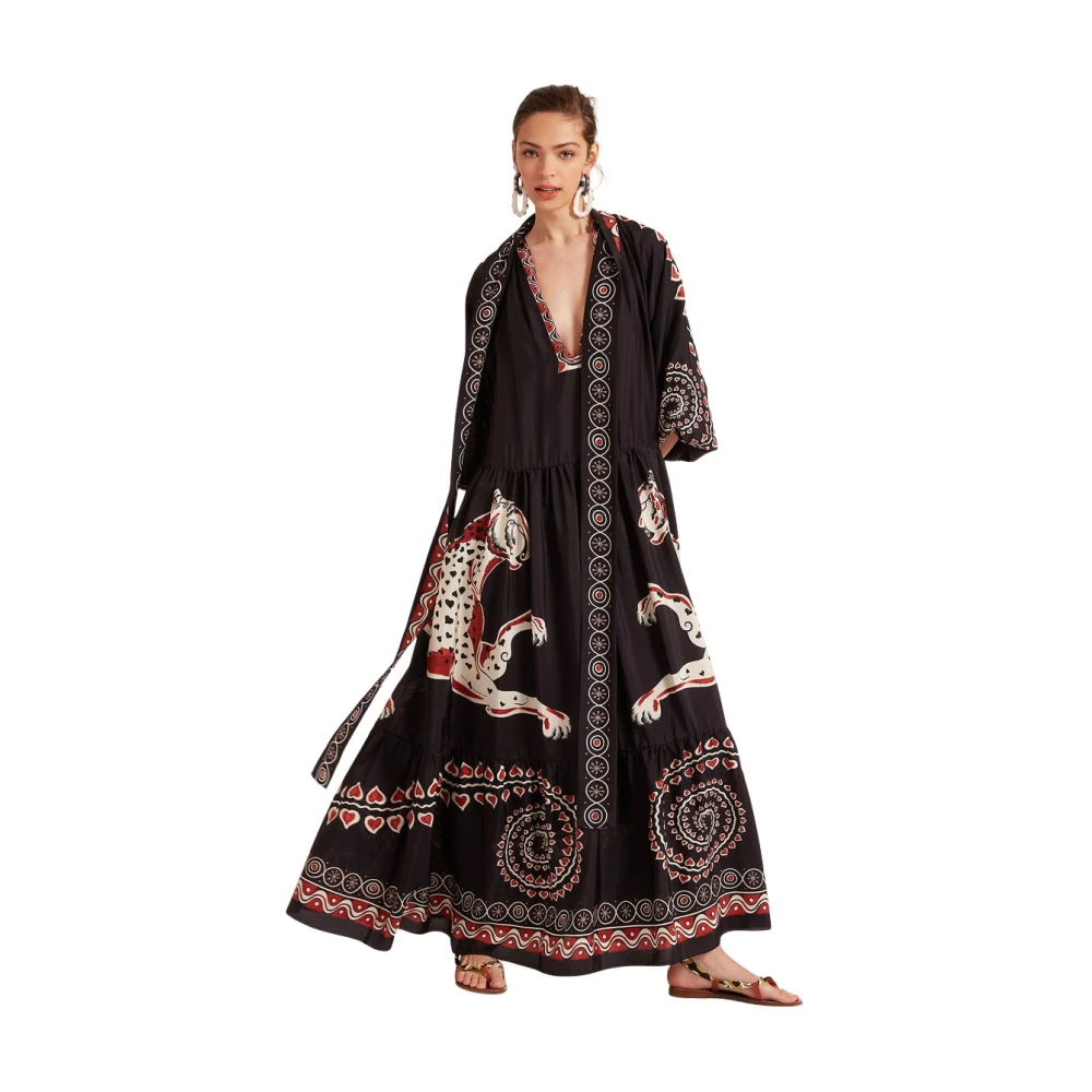 La DoubleJ Athena Jurk Multicolor Dames