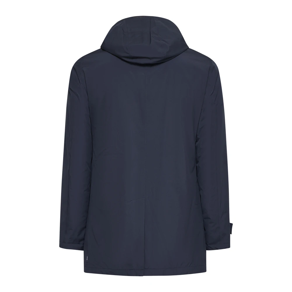 Herno Laminar Gore-Tex 2Layer Coat Blue Heren
