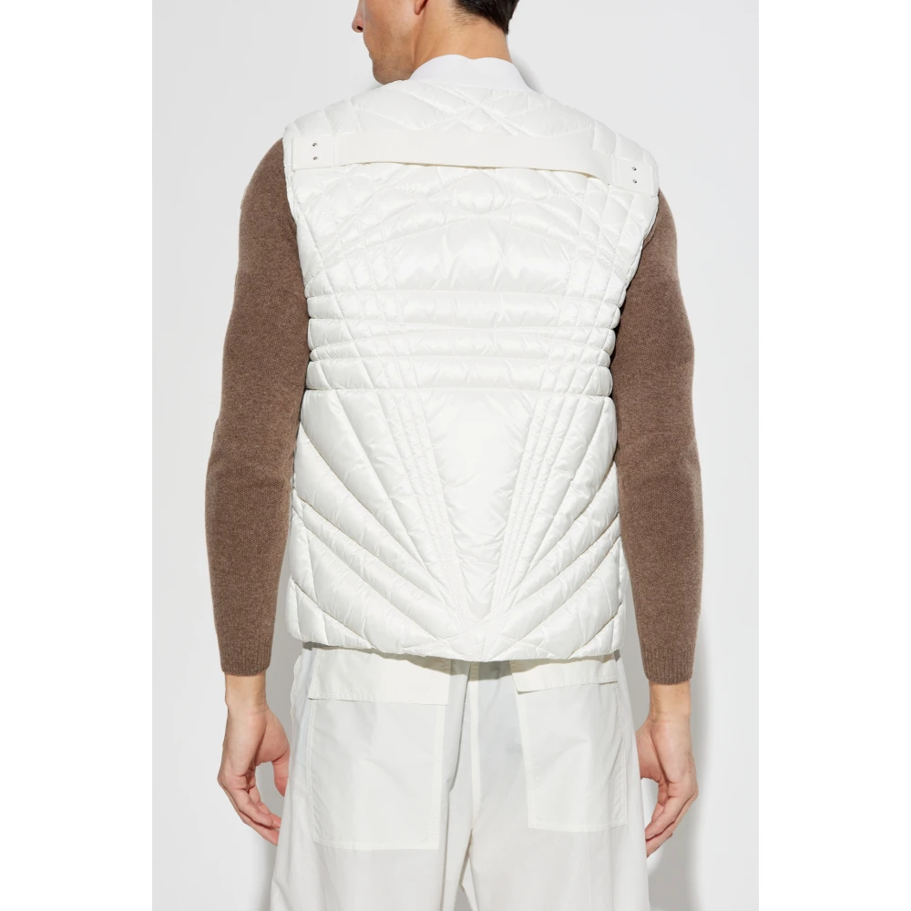 Rick Owens Megapenta Flight Vest White Heren